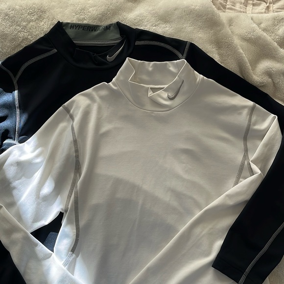 Two Men’s Small Nike Warm Undershirts - DriFit - Picture 1 of 4